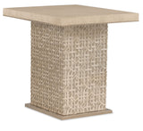 Geometry High Side Table Polished Limestone - Beige / Gold by Hooker Furniture - View 1