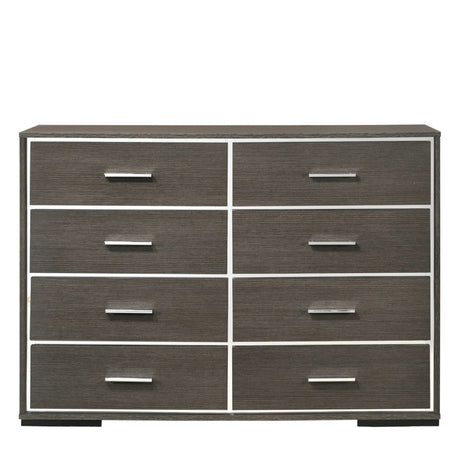 Acme - Escher Dresser 27655 Gray Oak Finish