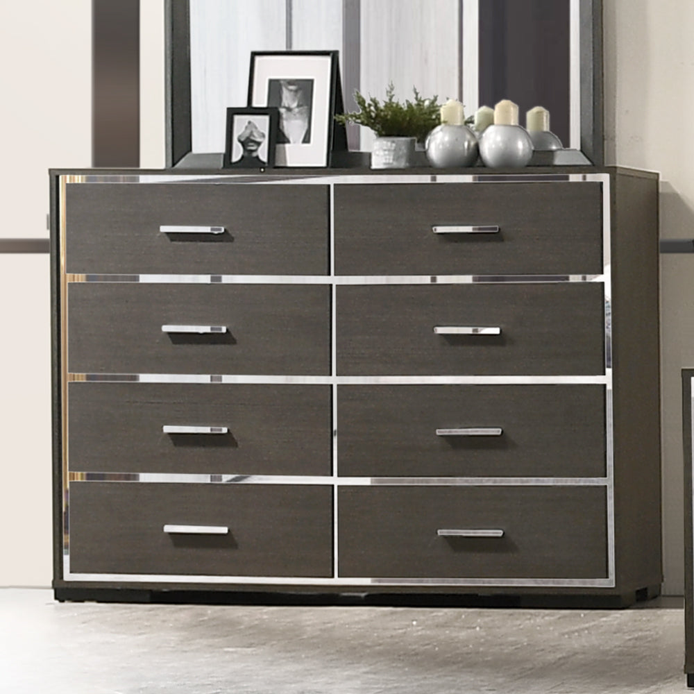 Acme - Escher Dresser 27655 Gray Oak Finish