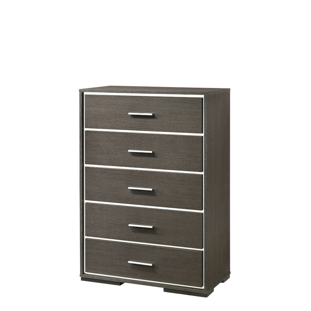 Acme - Escher Chest 27656 Gray Oak Finish