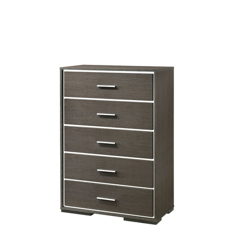 Acme - Escher Chest 27656 Gray Oak Finish