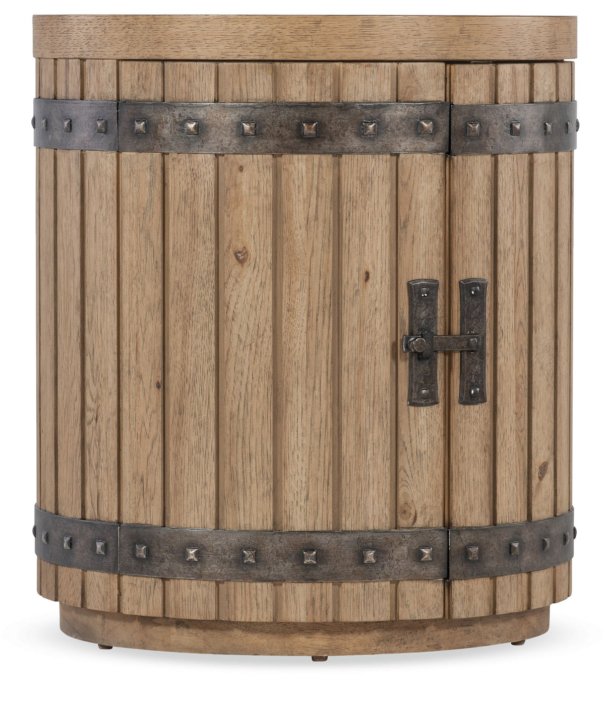 Vineyard Row Wine Barrel End Table - Light Brown by Hooker Furniture - View 1