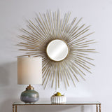 Golden Rays Starburst Mirror by Uttermost - View 6