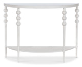 Melange On The Bright Side Demilune Console - White by Hooker Furniture - View 3
