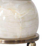 Natania Plated Buffet Lamp Brass - Yellow / Beige by Uttermost - View 8