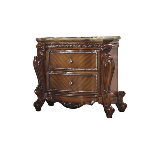 Acme - Picardy Nightstand 27843 Honey Oak Finish