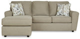 Ashley Pebble Renshaw Sofa Chaise - Chenille | Home Elegance USA