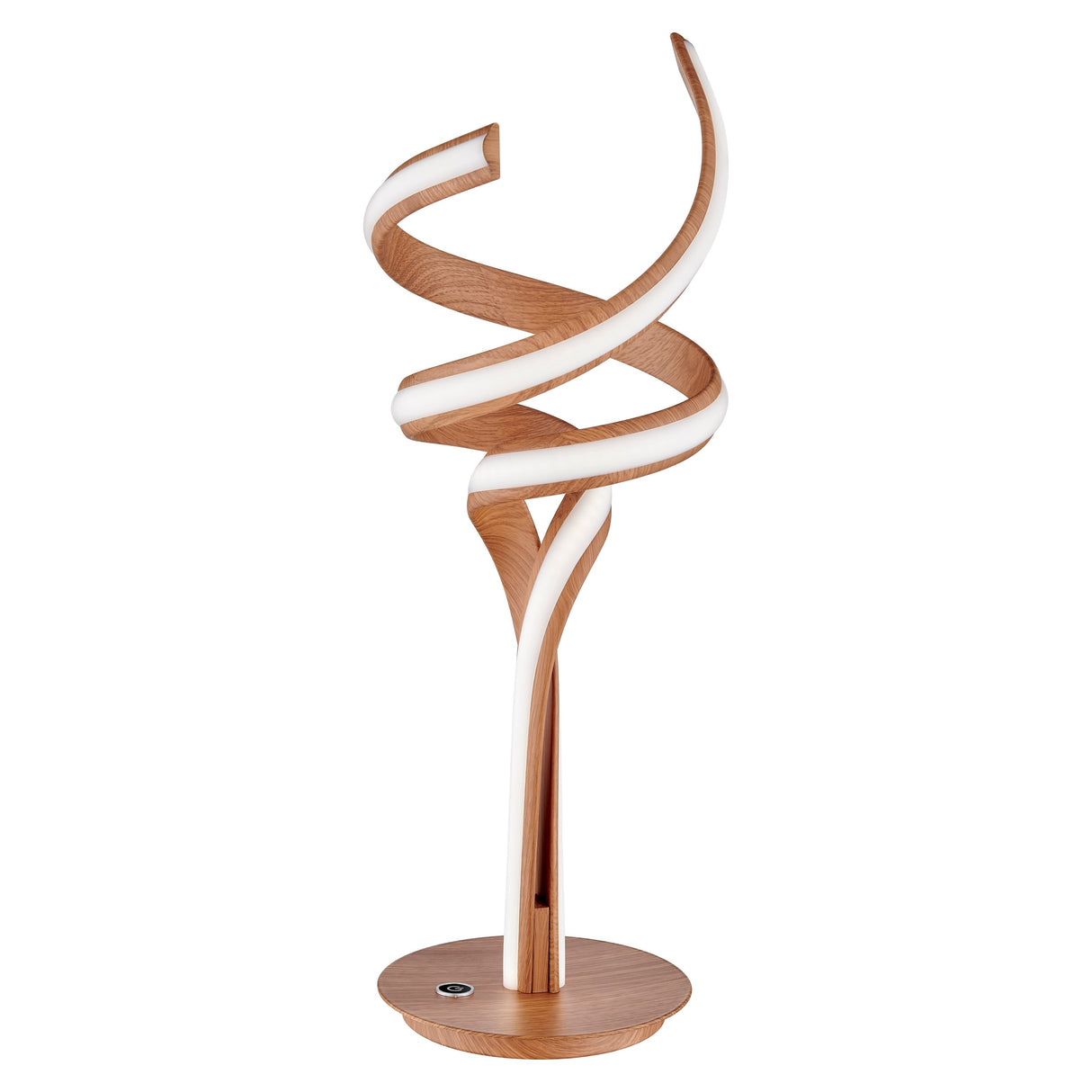 Munich Wood Table Lamp // LED Strip & Touch Dimmer  | Finesse -  Home Elegance USA