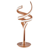 Munich Wood Table Lamp // LED Strip & Touch Dimmer  | Finesse -  Home Elegance USA