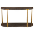 Palisade Wood Console Table - Dark Brown by Uttermost - View 1