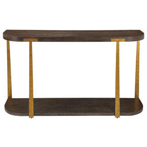 Palisade Wood Console Table - Dark Brown by Uttermost - View 1