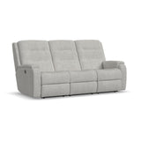 Arlo Transitional Fabric Power Reclining Sofa | Flexsteel