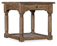 Americana End Table - Light Brown by Hooker Furniture - View 1