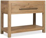 Driftwood One-Drawer Nightstand With Stone Buckboard - Light Brown by Hooker Furniture - View 1