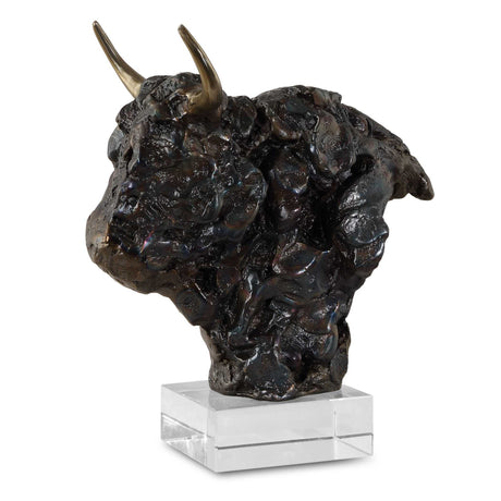 Bison Bust Bronze Sculpture by Uttermost - View 1