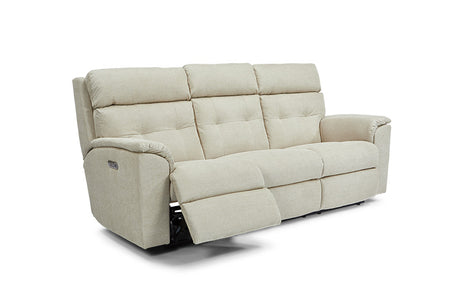 Mason Transitional Fabric Power Reclining Sofa With Power Headrests | Flexsteel