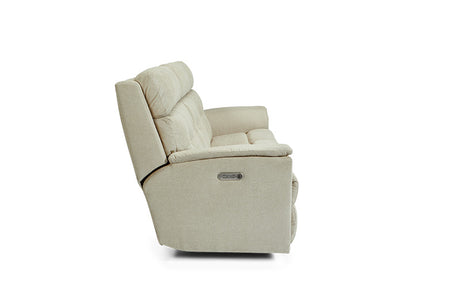 Mason Transitional Fabric Power Reclining Sofa With Power Headrests | Flexsteel