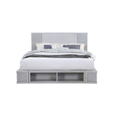 Aromas Queen Bed 28110Q White Oak Finish | Acme - 28110Q - Home Elegance USA - 5