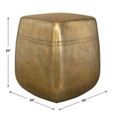 Saguaro Indoor-Outdoor Side Table - Gold by Uttermost - View 6