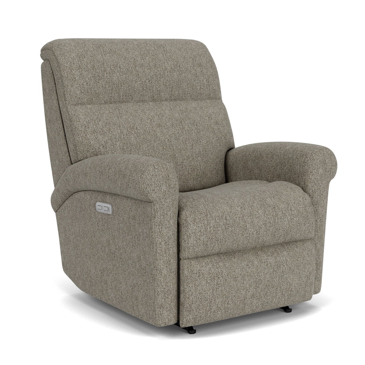 Davis Transitional Fabric Power Rocking Recliner With Power Headrest | Flexsteel