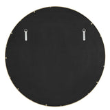 Crinkle Round Mirror Brass - Gold by Uttermost - View 7