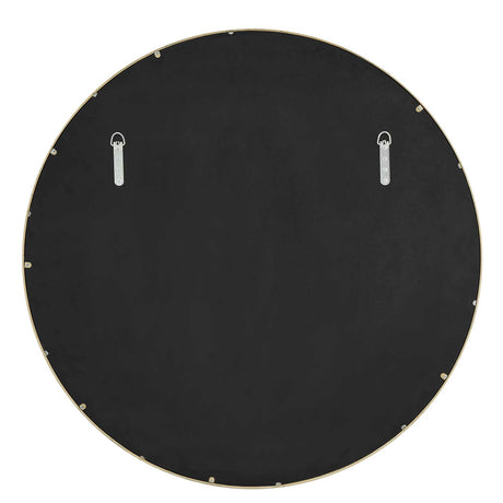 Crinkle Round Mirror Brass - Gold by Uttermost - View 7