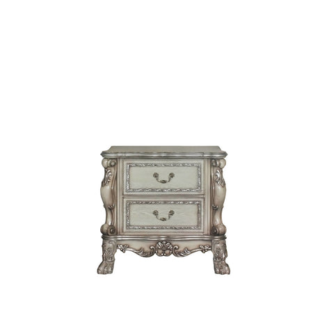 Acme - Dresden Nightstand 28173 Vintage Bone White Finish