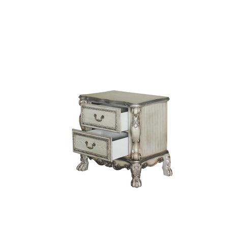 Acme - Dresden Nightstand 28173 Vintage Bone White Finish