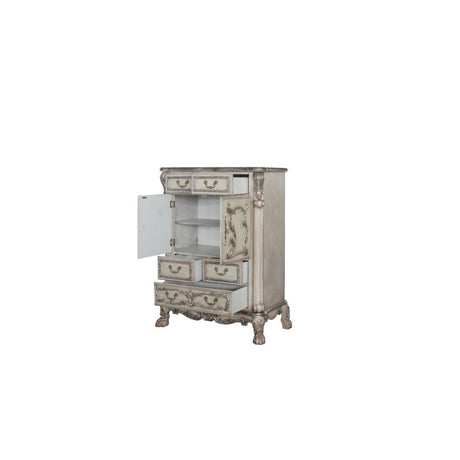 Acme - Dresden Chest 28176 Vintage Bone White Finish