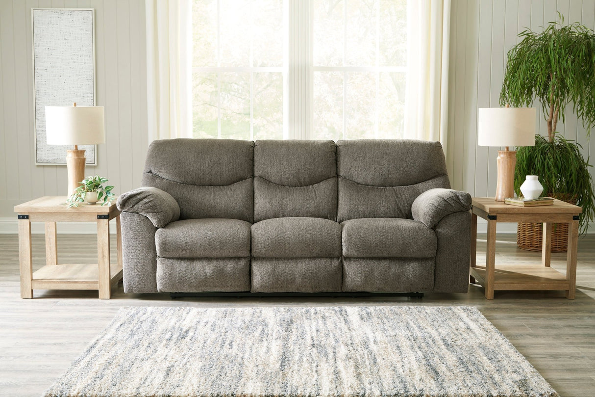 Ashley Putty Alphons Reclining Sofa | Home Elegance USA