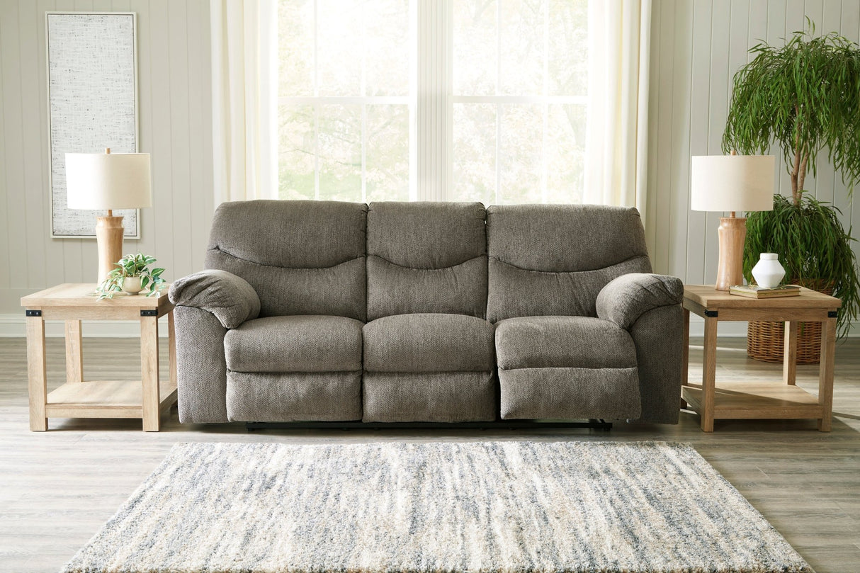 Ashley Putty Alphons Reclining Sofa | Home Elegance USA