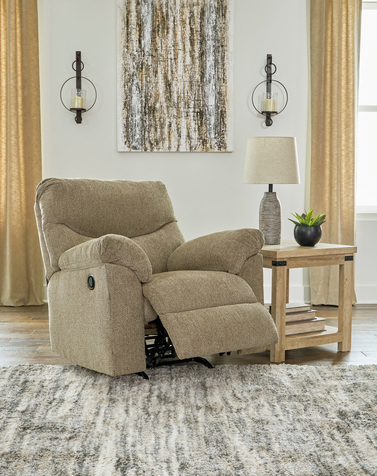 Ashley Briar Alphons Rocker Recliner | Home Elegance USA