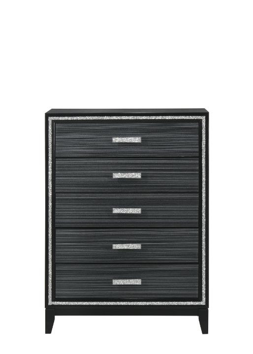 Acme - Haiden Chest 28436 Weathered Black Finish