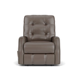 Devon Transitional Leather Recliner, Nailhead Trim | Flexsteel
