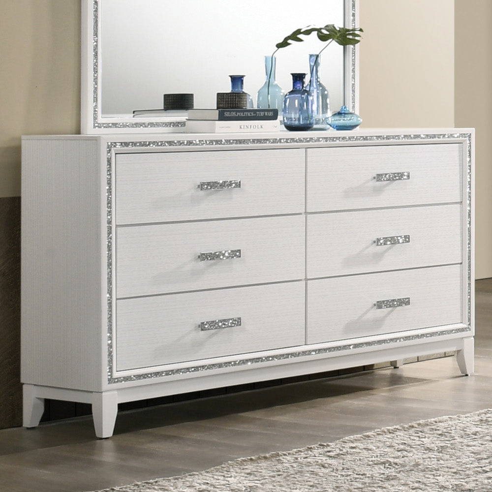 Acme - Haiden Dresser 28455 White Finish