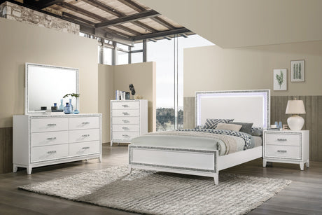 Acme - Haiden Dresser 28455 White Finish