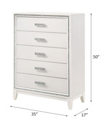 Acme - Haiden Chest 28456 White Finish