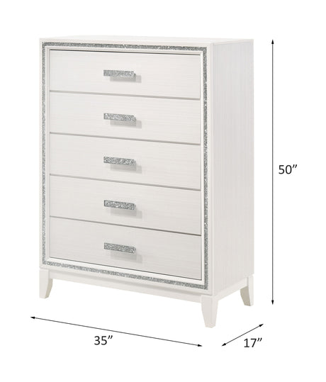 Acme - Haiden Chest 28456 White Finish