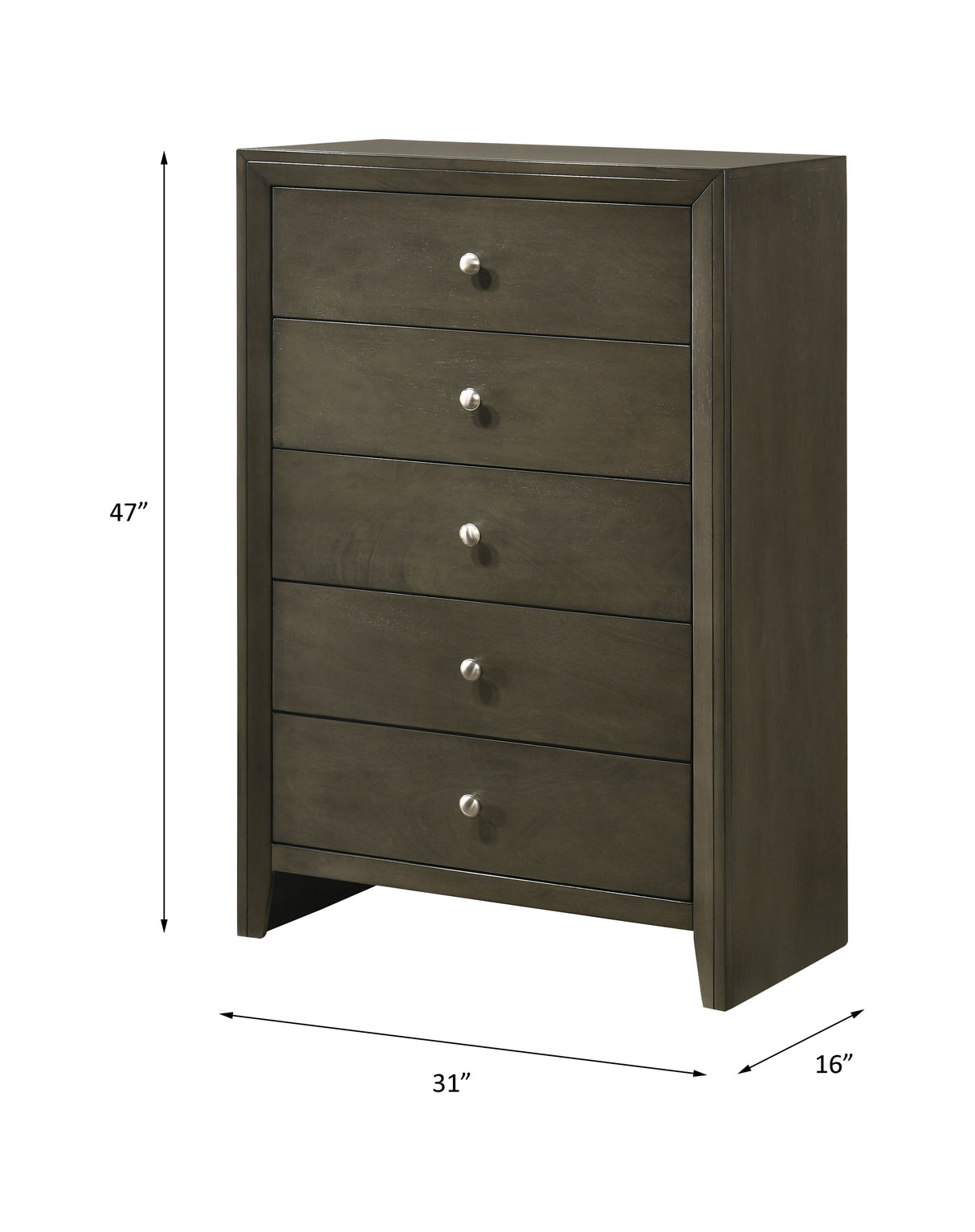 Acme - Ilana Chest 28476 Gray Finish