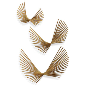 Coreograph Antique Wall Decor (Set of 3) - Gold by Uttermost - View 1
