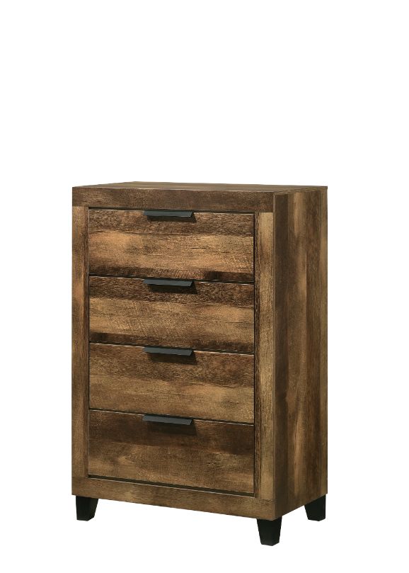 Acme - Morales Chest 28596 Rustic Oak Finish