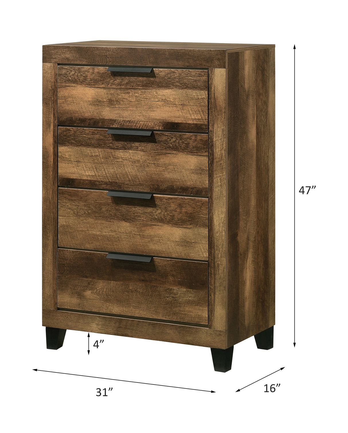 Acme - Morales Chest 28596 Rustic Oak Finish