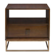 Bexley Walnut Side Table - Dark Brown by Uttermost - View 1