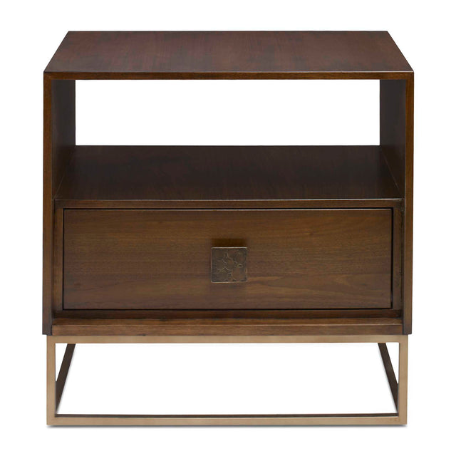 Bexley Walnut Side Table - Dark Brown by Uttermost - View 1