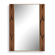 Macario Mid-Century Wood Mirror Woodtone - Dark Brown by Uttermost - View 1