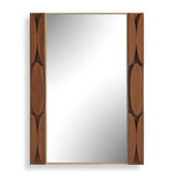 Macario Mid-Century Wood Mirror Woodtone - Dark Brown by Uttermost - View 1