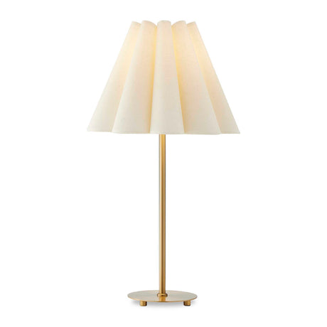 Lilabet Fluted Shade Table Lamp - Gold by Uttermost - View 1