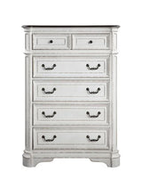 Acme - Florian Chest 28726 Antique White & Oak Finish