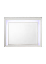 Acme - Sadie Mirror 28744 LED & White Finish