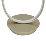 Vienna LED 55" Tall Floor Lamp // Sandy Gold  | Finesse - Home Elegance USA